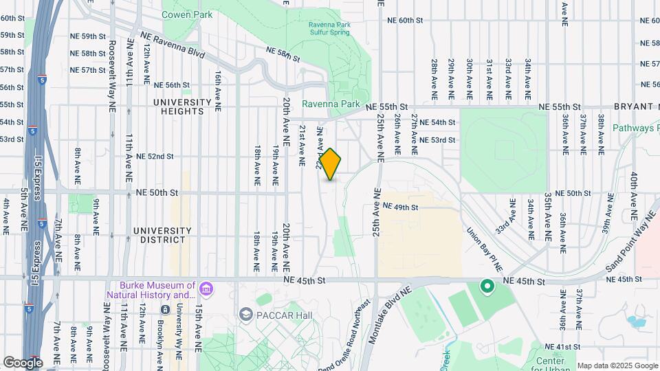 5001 Ravenna Ave NE Map and Location Details