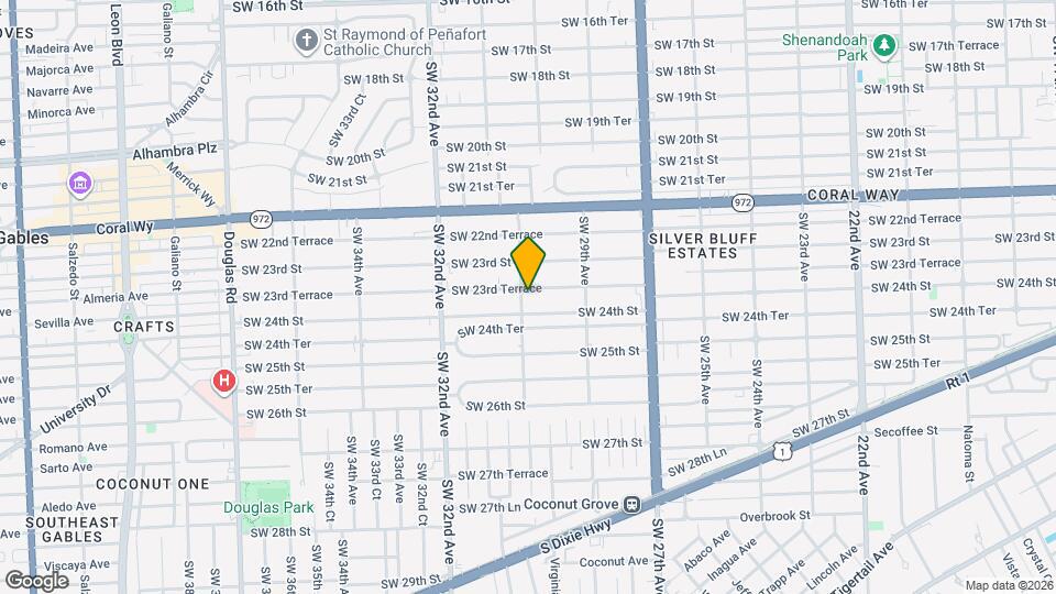 3050 SW 23rd Terrace Map and Location Details