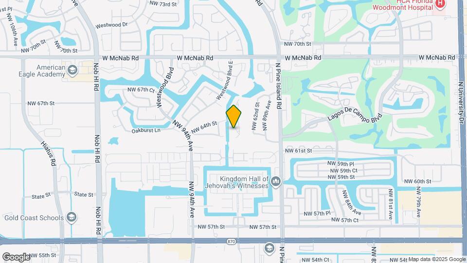 6343 Pinehurst Trl W Map and Location Details