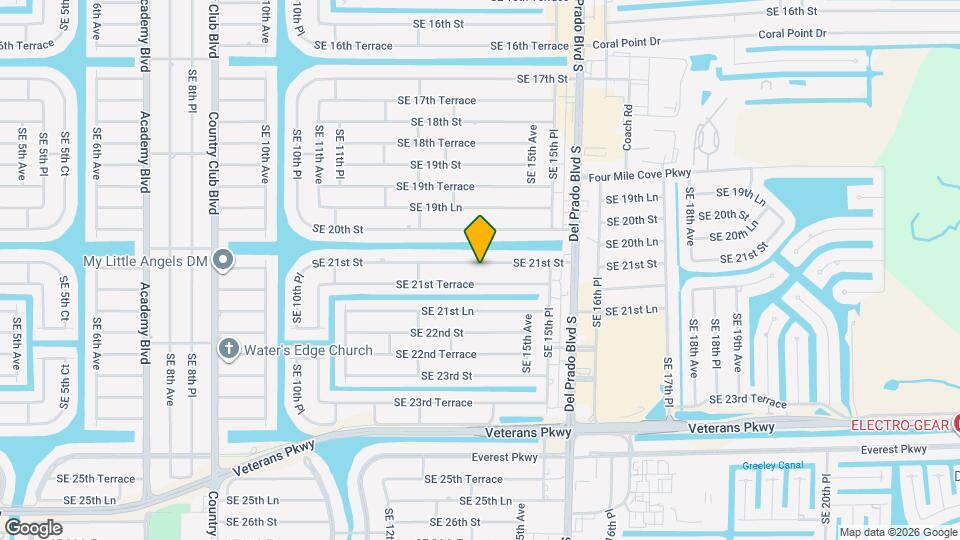 1416 SE 21st St Map and Location Details