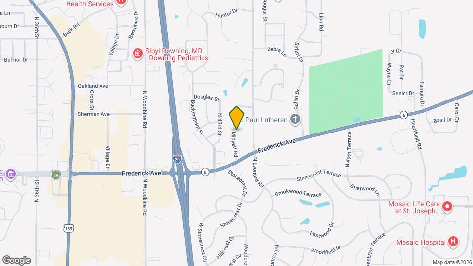 1201 Midyett Rd Mapa y Detalles de la Ubicación