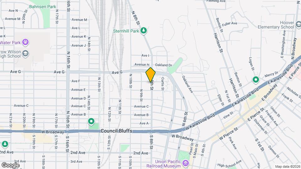 520 N 8th St Map and Location Details