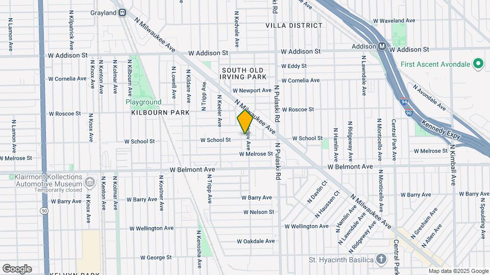 3300 N Karlov Ave Map and Location Details