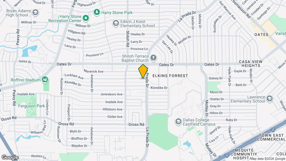 2824 Lockhart Ave Map and Location Details