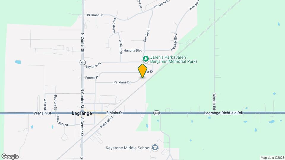 198 Parklane Dr Mapa y Detalles de la Ubicación