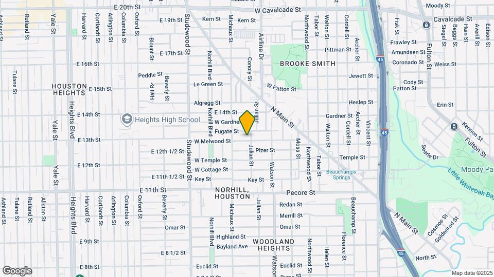 907 W Melwood St Map and Location Details