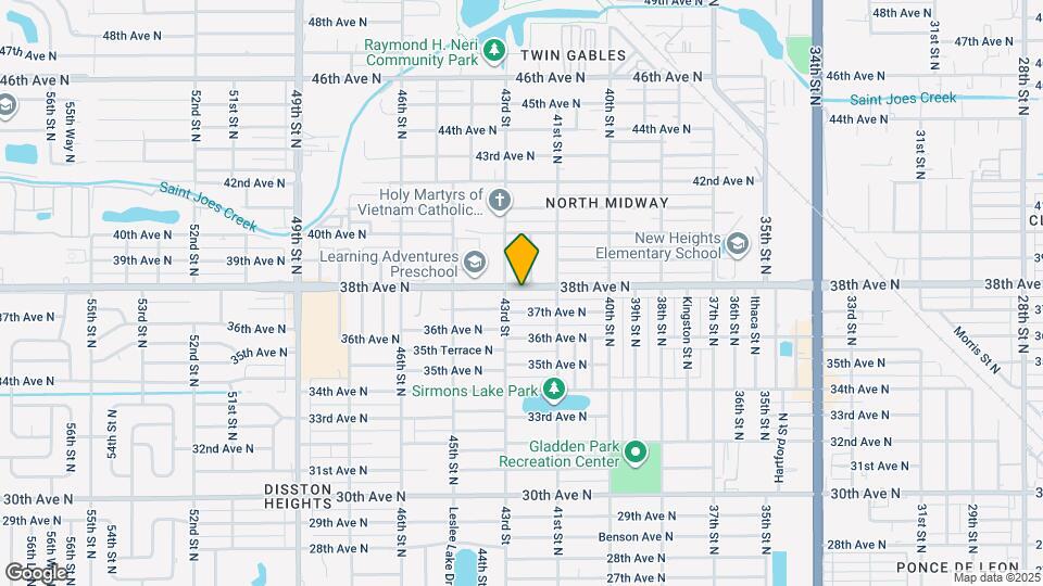 4220 38th Ave N Map and Location Details