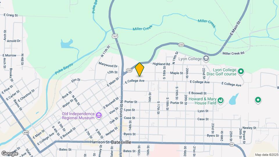 1515 E College Ave Map and Location Details