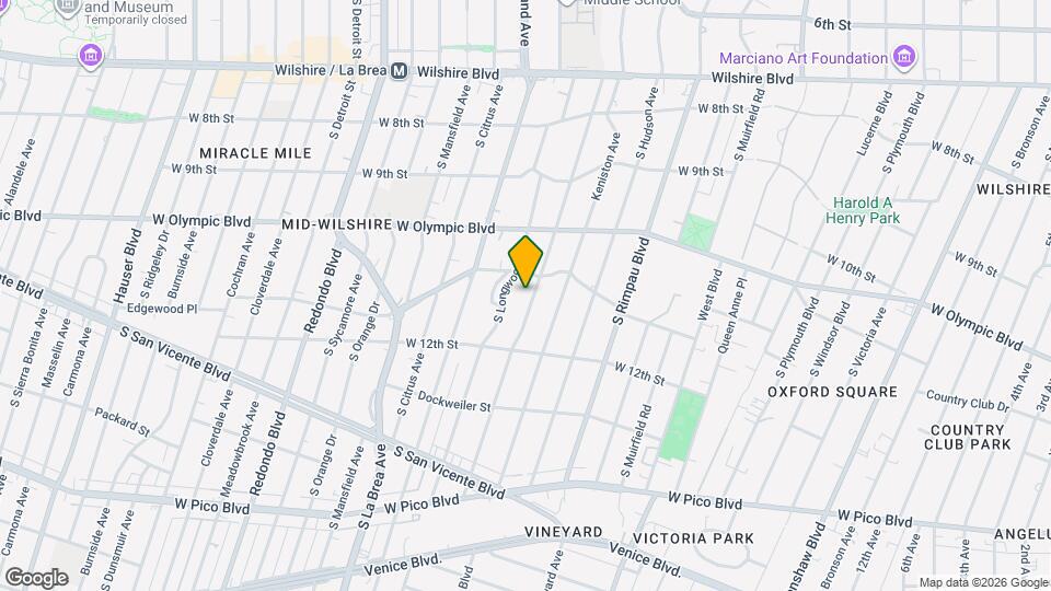 1123 S Tremaine Ave, Unit 1123 Map and Location Details