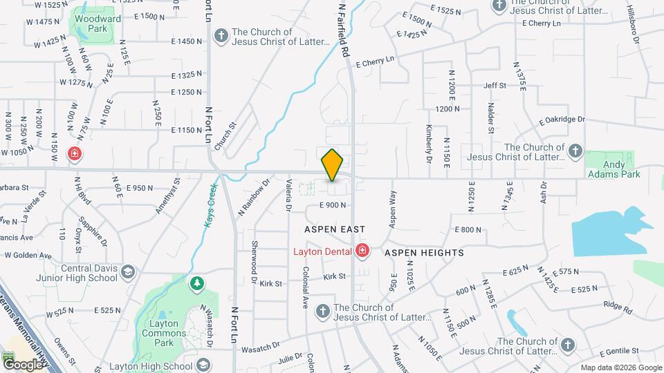 955 N 800 E Map and Location Details