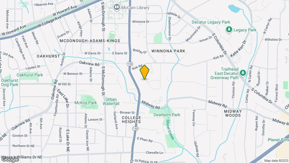 221 Mimosa Dr Map and Location Details