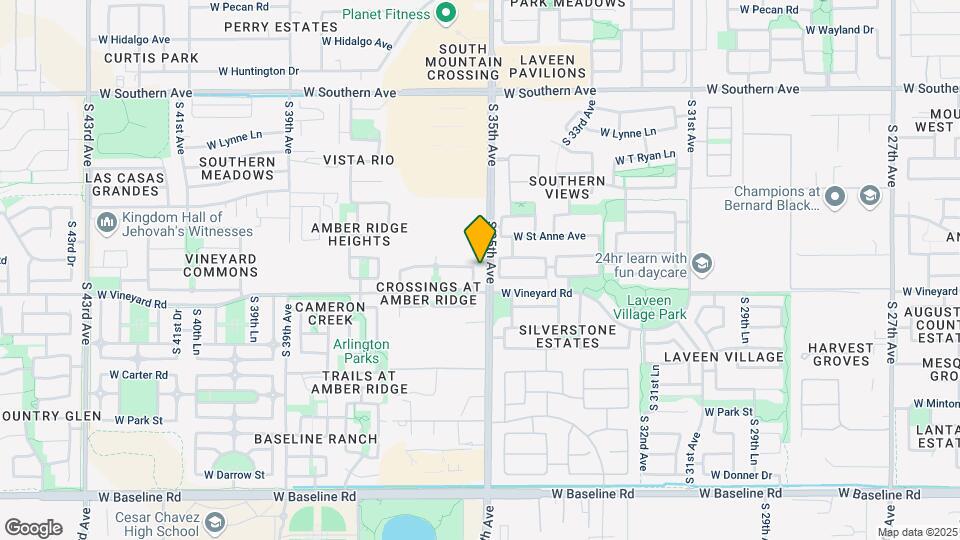 6715 S 35th Dr Map and Location Details