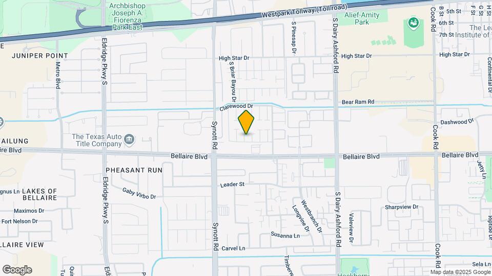12995 Clarewood Dr Map and Location Details