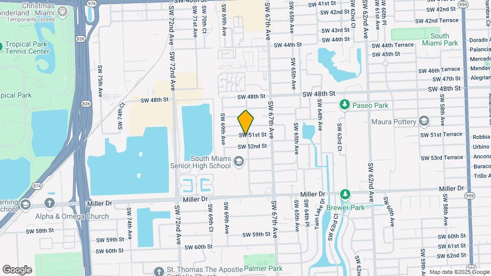 6810 SW 51st St Map and Location Details