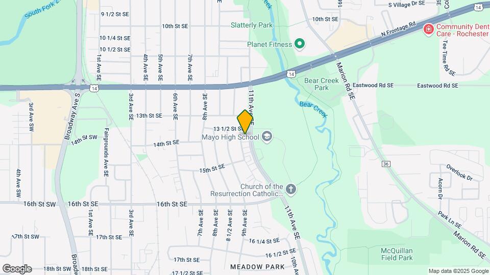 Multifamily property in Rochester Map and Location Details