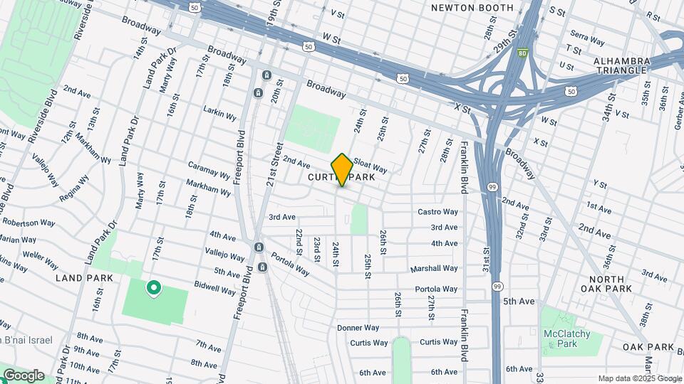 2417 Castro Way Mapa y Detalles de la Ubicación