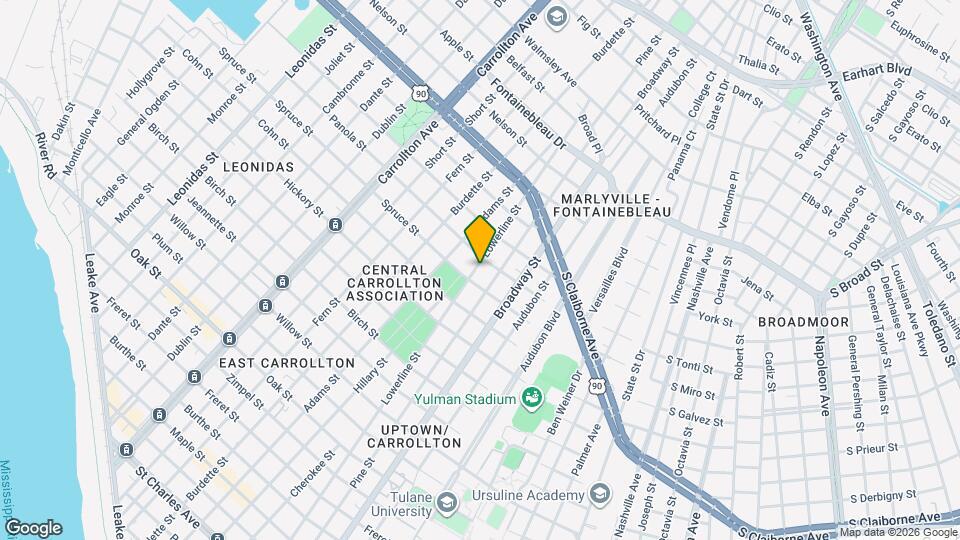 2025 Lowerline St Map and Location Details