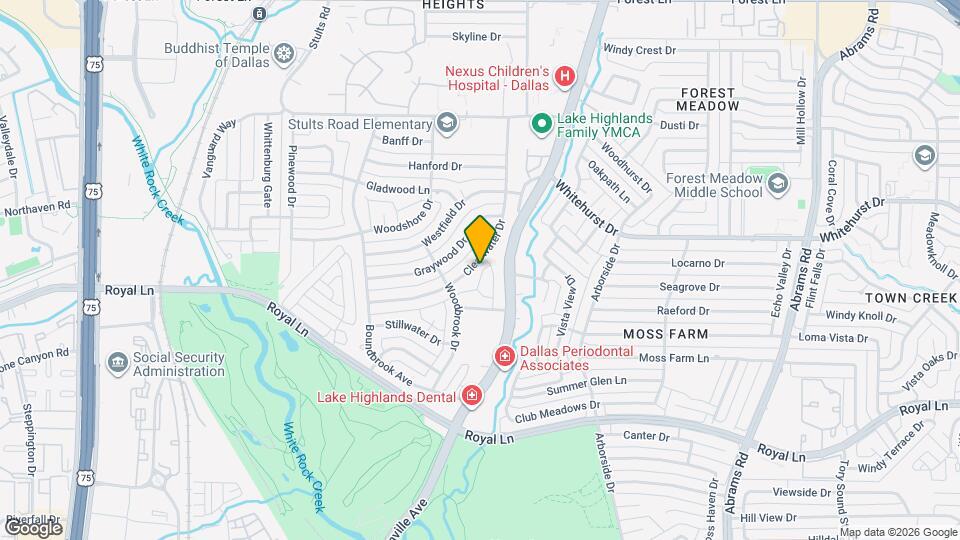 9036 Clearwater Dr Map and Location Details