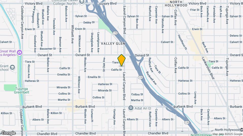 5911 Laurel Canyon Blvd Map and Location Details