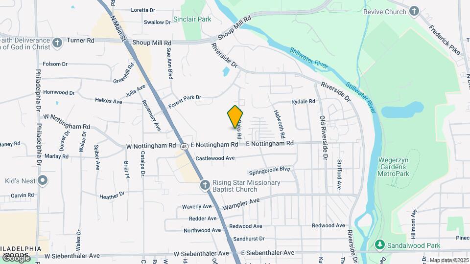 4319 Fair Oaks Rd Map and Location Details