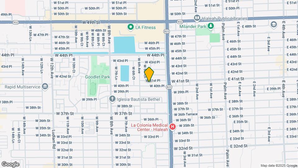 539 W 40th Pl Mapa y Detalles de la Ubicación