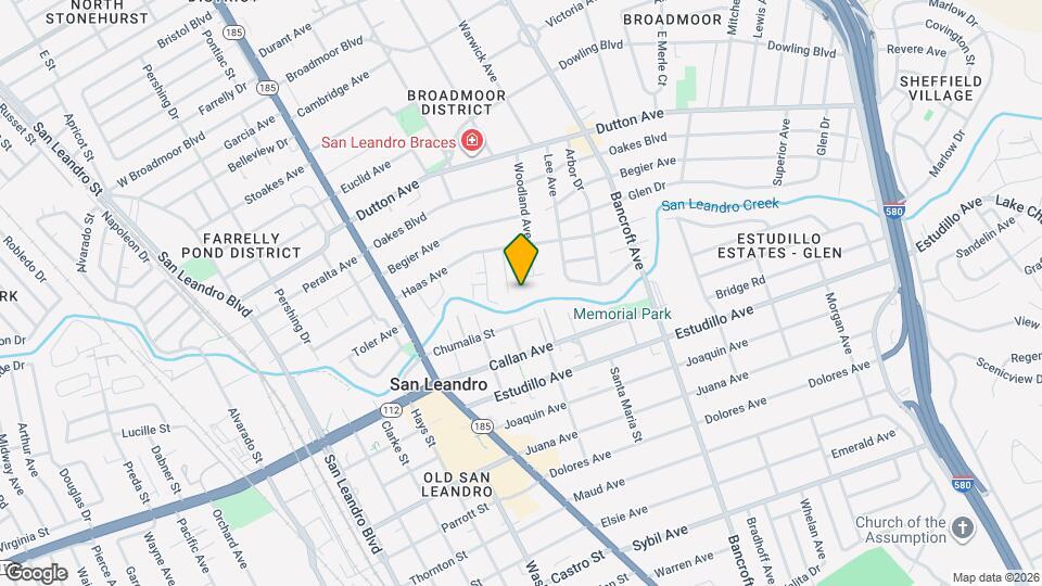 327 Woodland Park Map and Location Details