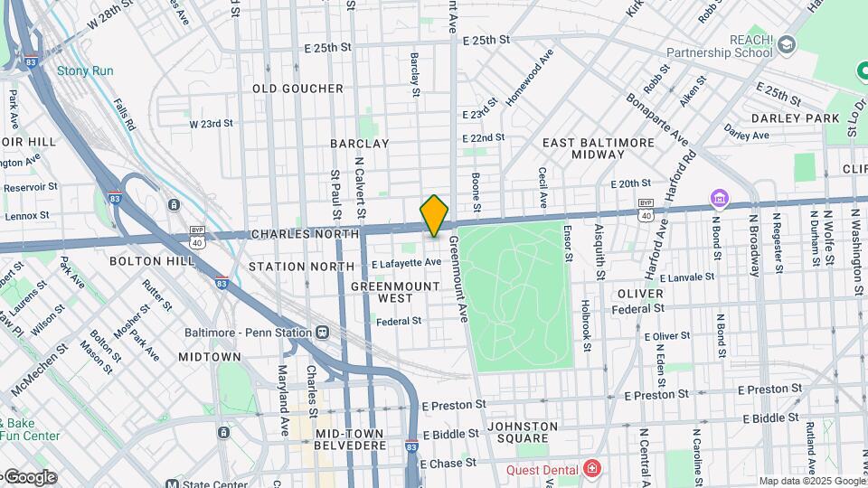 405 McAllister St Map and Location Details