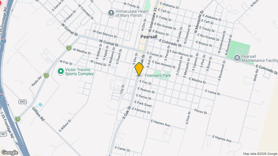 622 S Oak St Map and Location Details