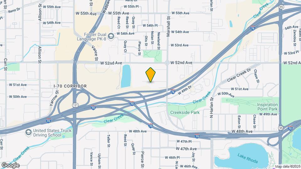 6712 W 51st Ave Map and Location Details