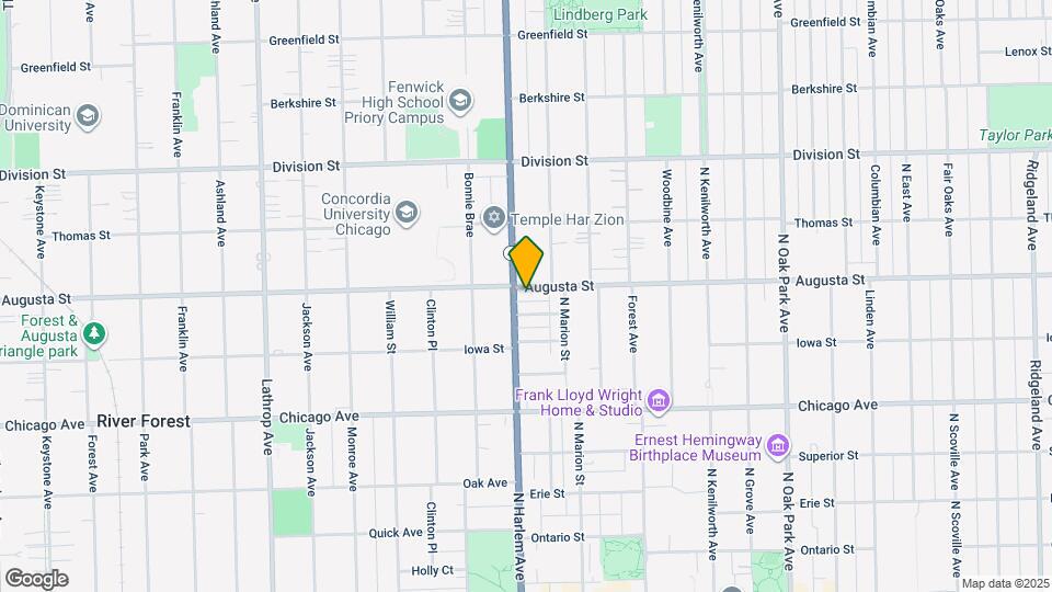 1129 Augusta St Map and Location Details