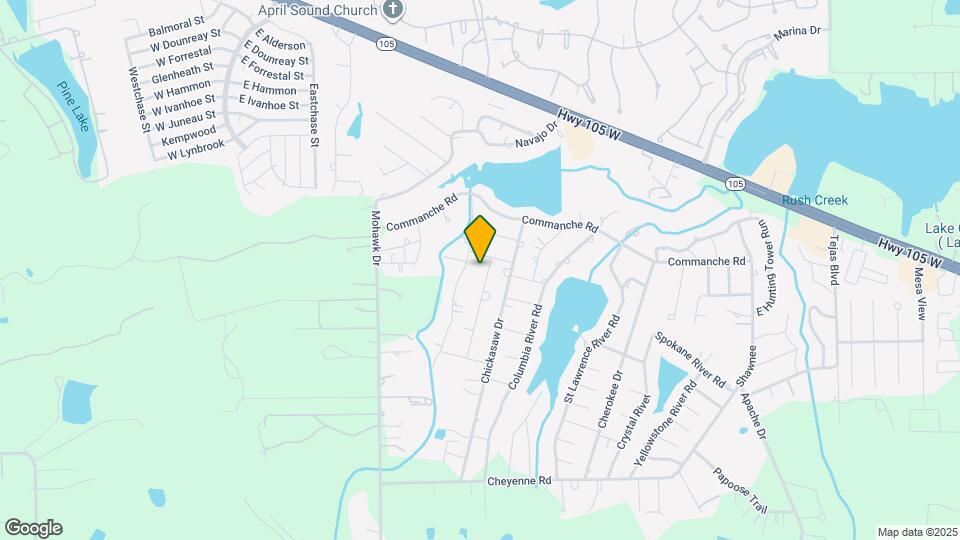 606 Pine Bough Ln Map and Location Details