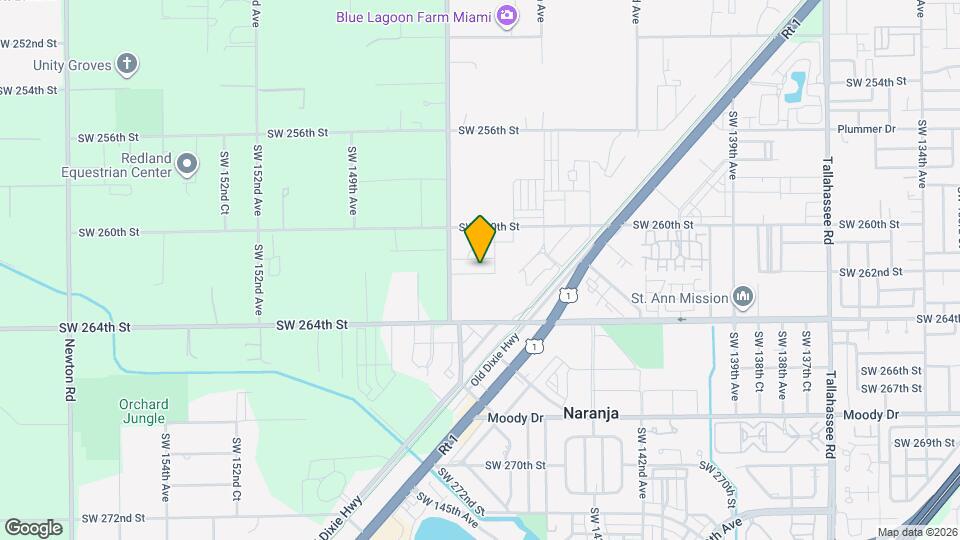 14561 SW 261 St Ter Map and Location Details