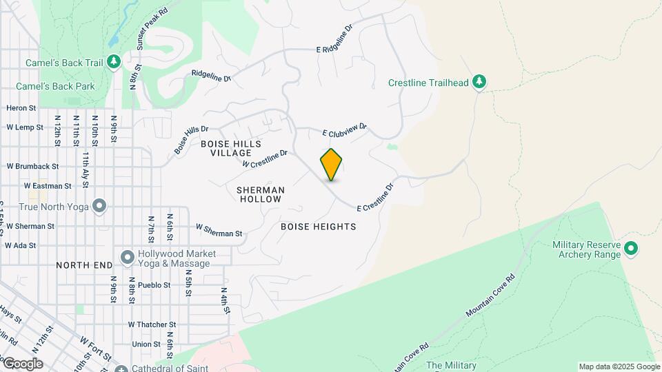 300 E Crestline Dr Map and Location Details