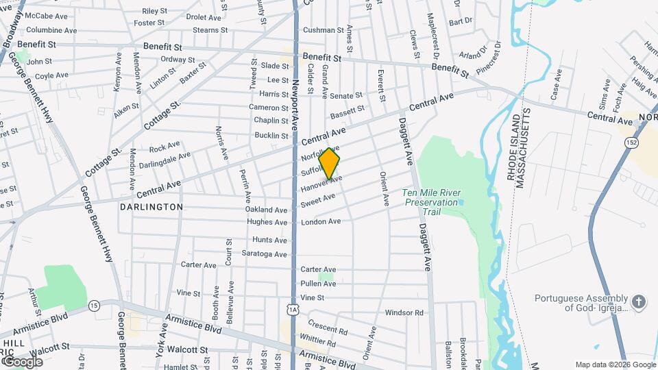 45 Hanover Ave Map and Location Details