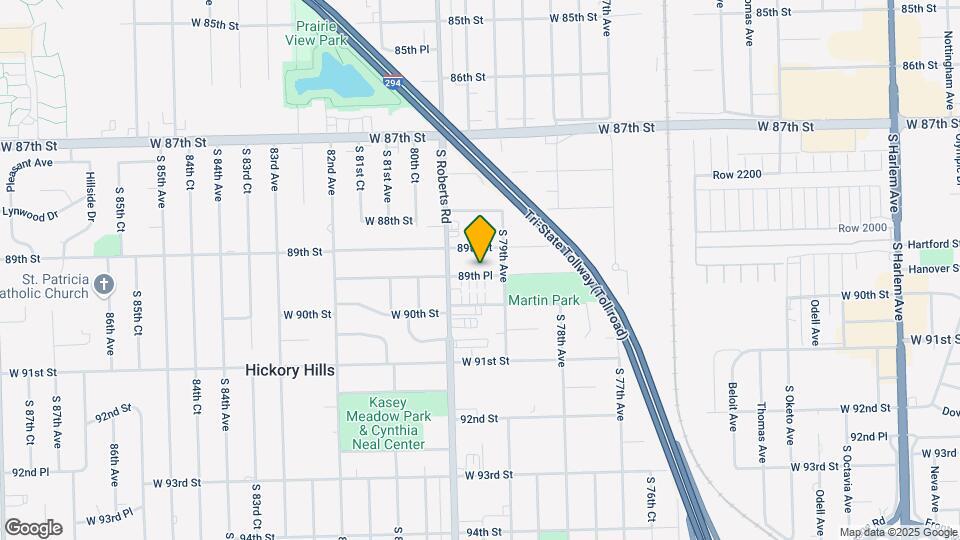 7922 W 89th Pl Mapa y Detalles de la Ubicación