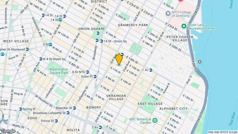 226 E 12th St Map and Location Details