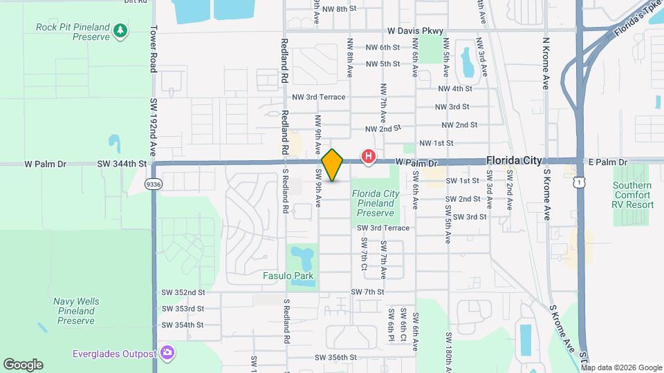 855 SW 1st St Map and Location Details