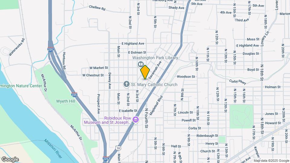 1618 Savannah Ave Map and Location Details