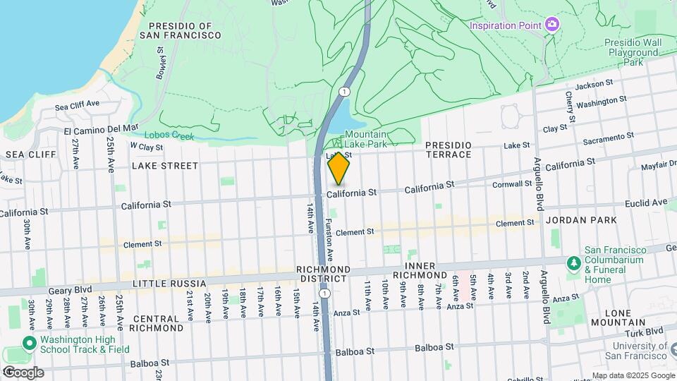 5010 California St Map and Location Details