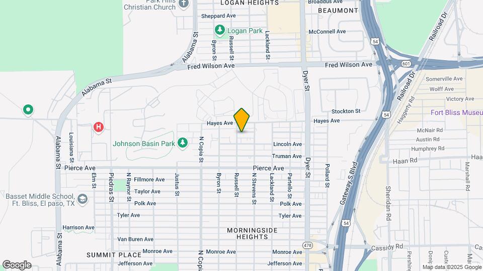 3606 Johnson Ave Map and Location Details