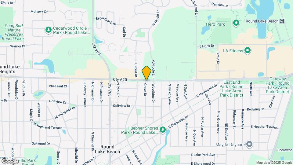 1627 Grove Dr Map and Location Details