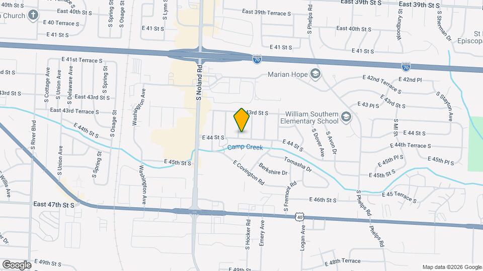 4321 Briarcliff Rd Map and Location Details