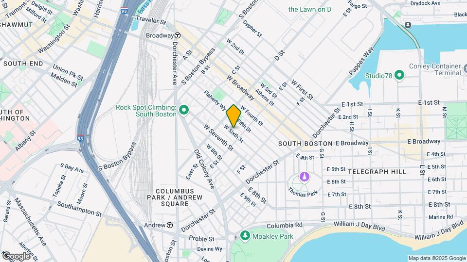 166 W Sixth St Map and Location Details