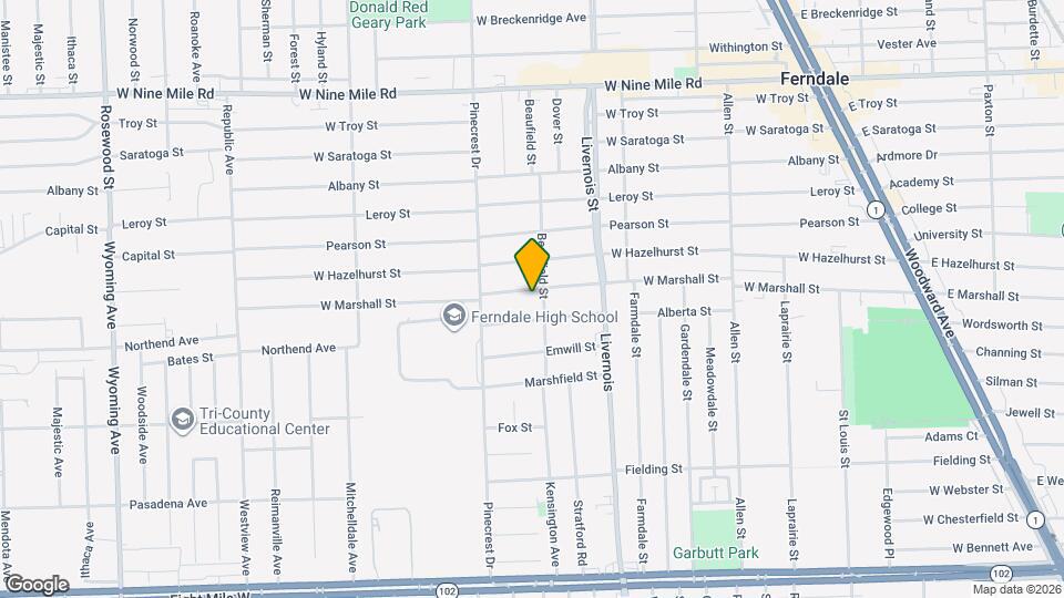 925 Laprairie St Map and Location Details