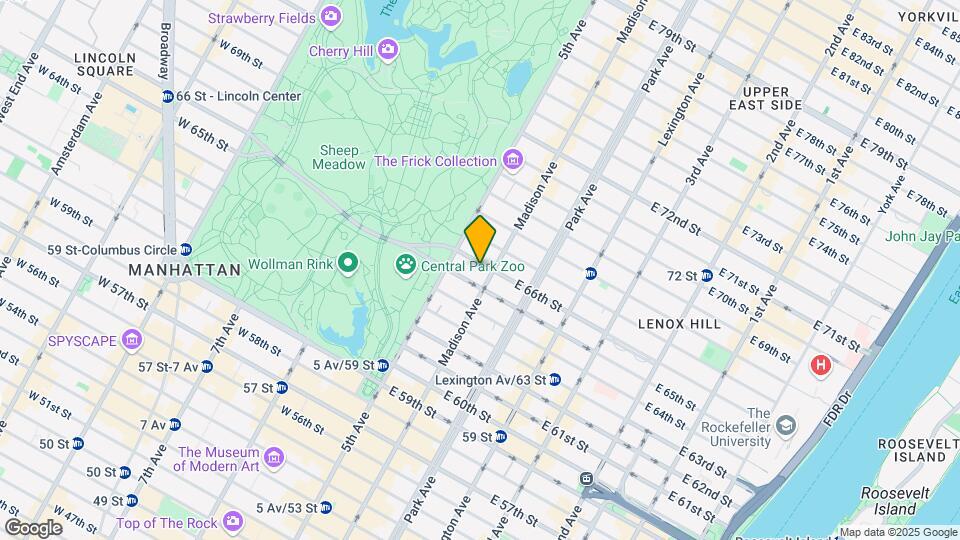 20 E 66th St Map and Location Details