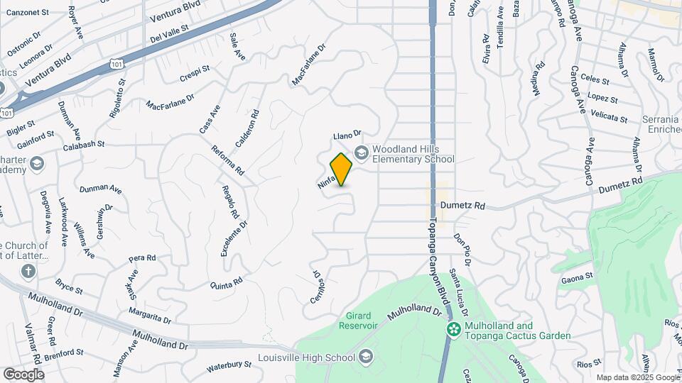 4932 Llano Dr Map and Location Details