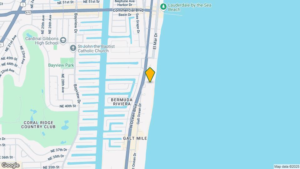 4280 Galt Ocean Dr Map and Location Details