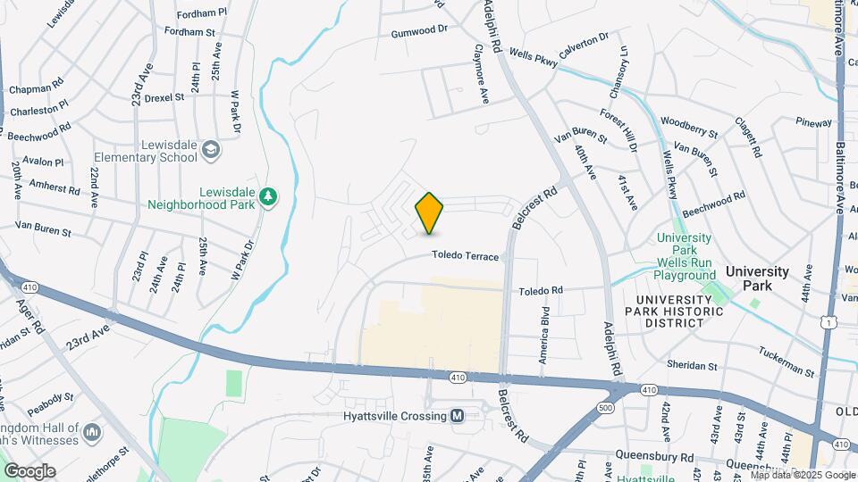 3450 Toledo Ter, Unit 501 Map and Location Details