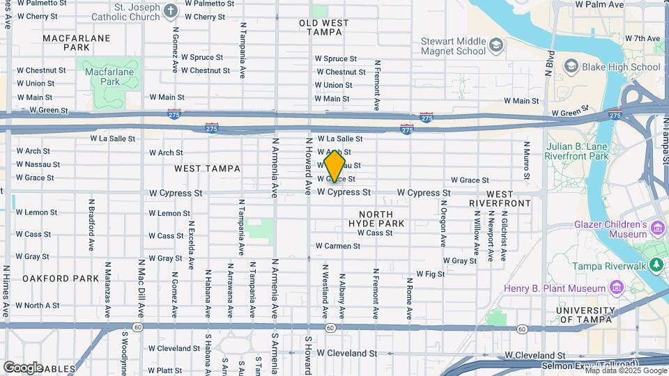 2109 W Cypress St Map and Location Details