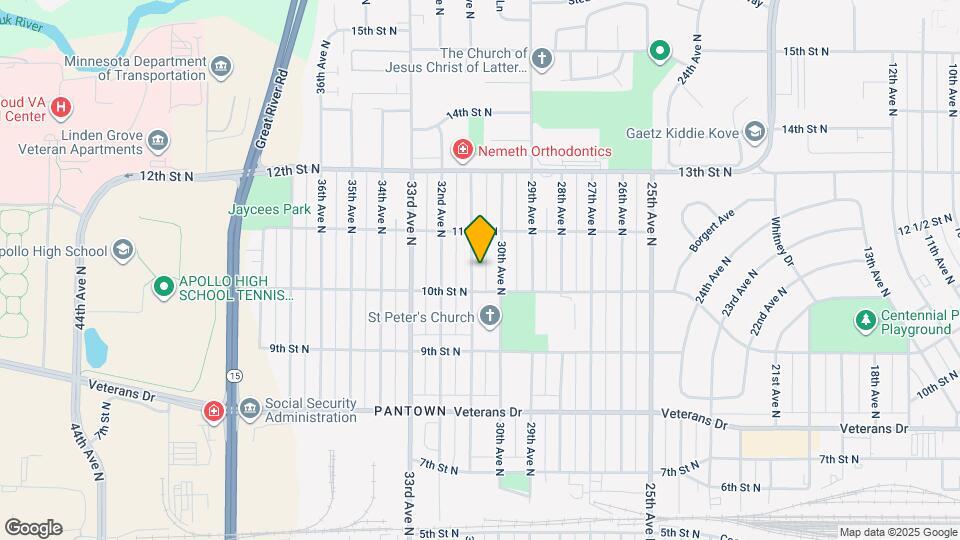 1016 31st Ave N Map and Location Details